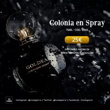 Edita un diseño para tu perfumería