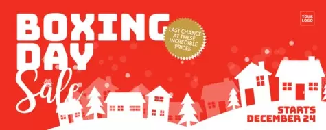 Edit a Boxing Day flyer