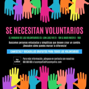 Edita un cartel sobre derechos humanos