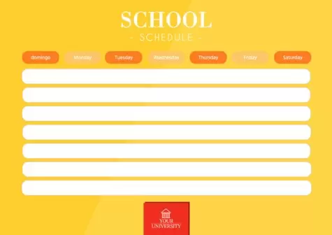 Edit a kids schedule chart