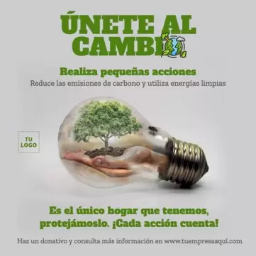 Edita una plantilla del Día Mundial del Medio Ambiente