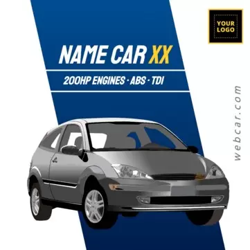 Bearbeite eine Vorlage für den Autohandel