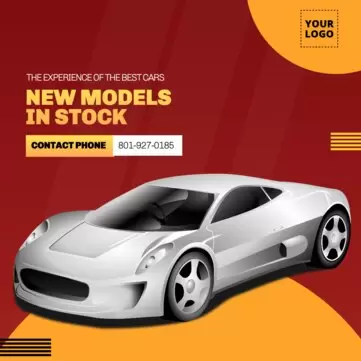 Bearbeite eine Vorlage für den Autohandel