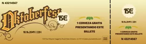 Editar un cartel para Oktoberfest