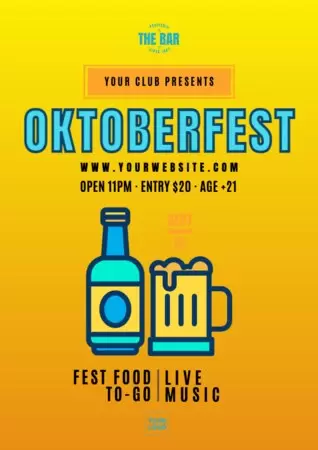 Edit an Oktoberfest template