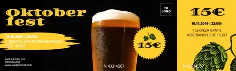 Editar un cartel para Oktoberfest