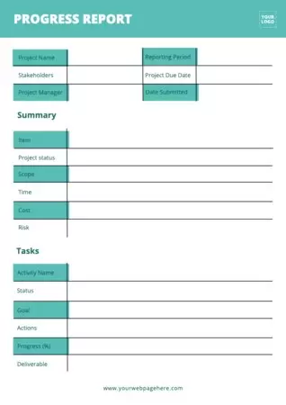 Design a report document