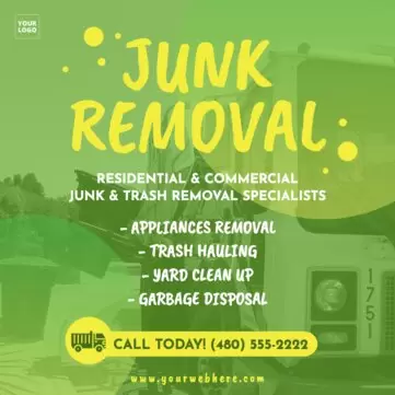 Edit a junk removal template