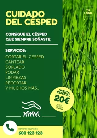 Editar una plantilla de jardinería