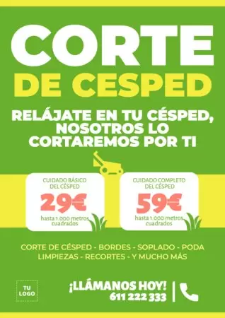 Editar una plantilla de jardinería