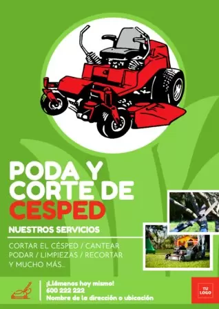 Editar una plantilla de jardinería