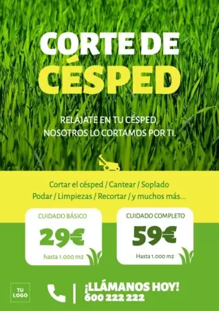 Editar una plantilla de jardinería