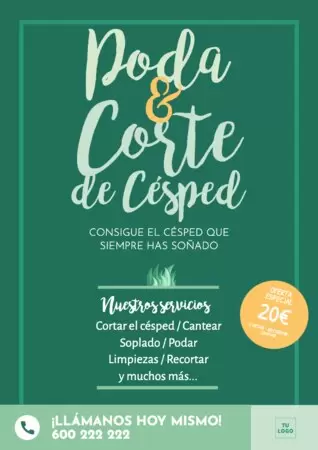 Editar una plantilla de jardinería