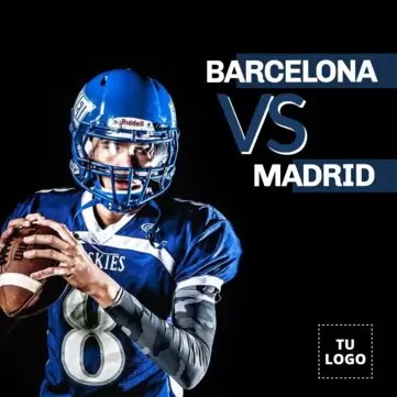 Edita carteles de partidos