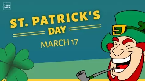 Edit a St. Patrick's Day template