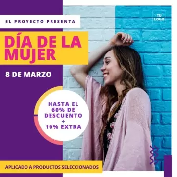 Editar una plantilla del Día de la Mujer