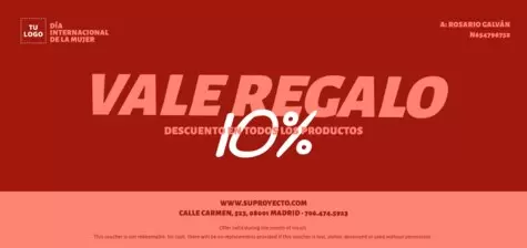 Crear tarjetas de regalo