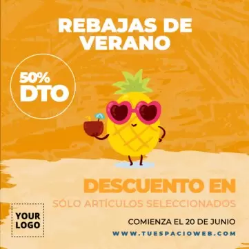 Crea tu cartel de rebajas
