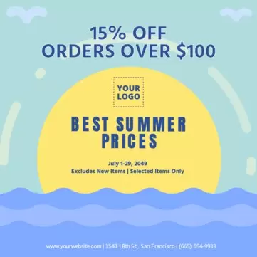 Promote your summer sales