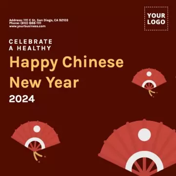 Edit a Chinese New Year template