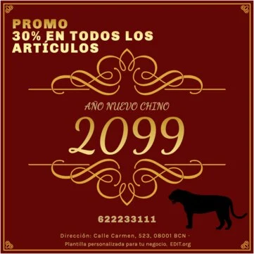 Edita un banner de Año Lunar