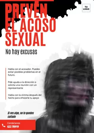 Edita un cartel en contra del acoso