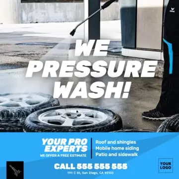 Modifier un modèle de prospectus de lavage sous pression