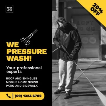 Modifier un modèle de prospectus de lavage sous pression