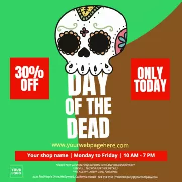 Edit a Day of the Dead template