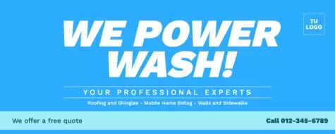 Modifier un modèle de prospectus de lavage sous pression