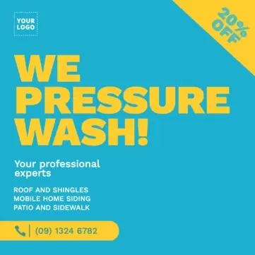 Modifier un modèle de prospectus de lavage sous pression