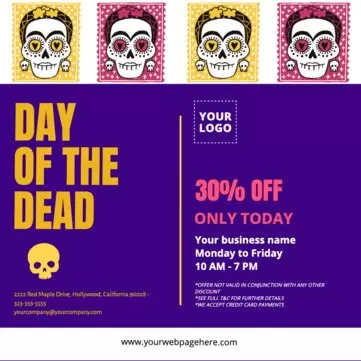 Edit a Day of the Dead template