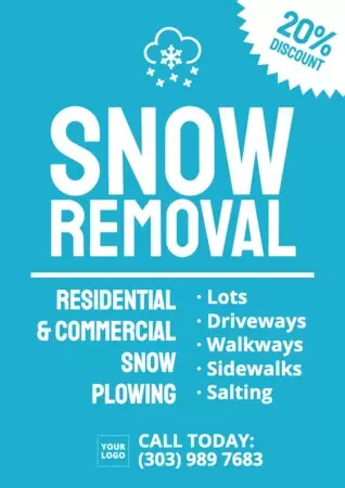 Edit a design for snow removal services