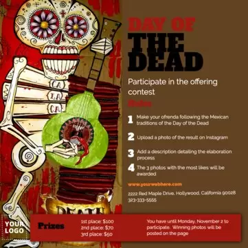 Edit a Day of the Dead template