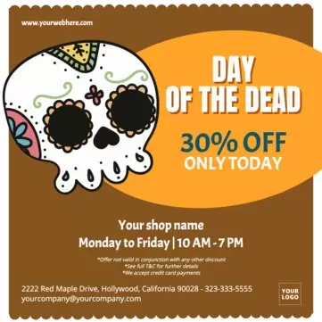Edit a Day of the Dead template