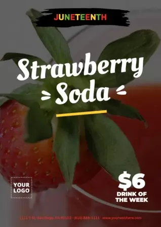 Edit a poster for Drinks