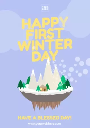 Modifier un modèle d'accueil de l'hiver