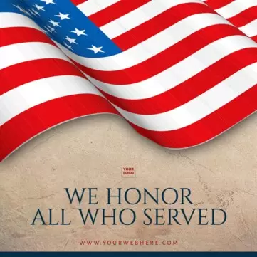 Edit a Memorial Day template