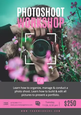 Edit a Workshop poster template