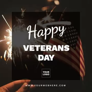 Edit a Veterans Day template