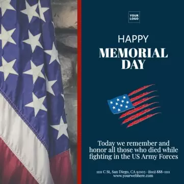 Edit a Memorial Day template