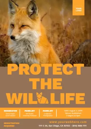 Edit a poster to save animals