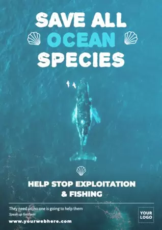 Edit a poster to save animals