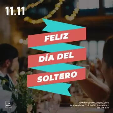 Editar una plantilla para Singles Day