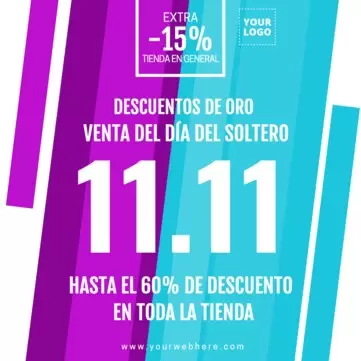 Editar una plantilla para Singles Day