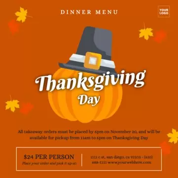Edit a Thanksgiving template