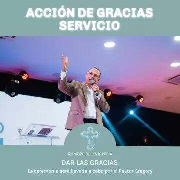 Editar plantillas de Accion de Gracias