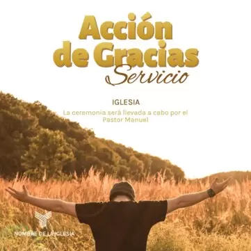 Editar plantillas de Accion de Gracias