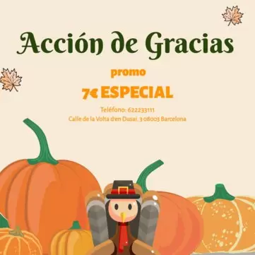 Editar plantillas de Accion de Gracias