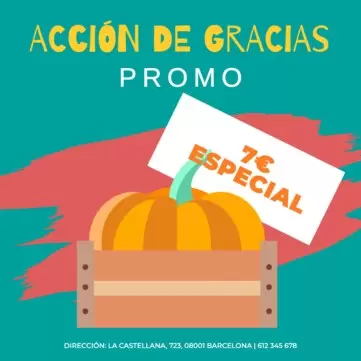 Editar plantillas de Accion de Gracias